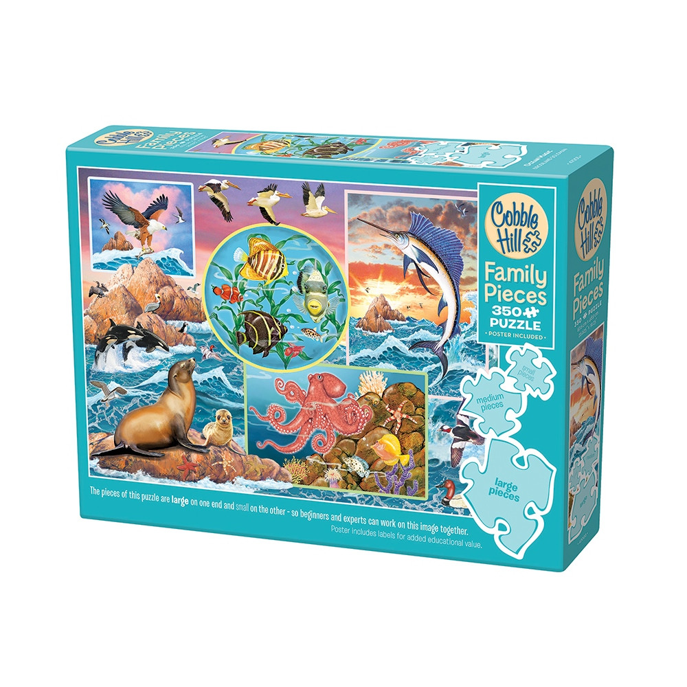 Produktbild för Ocean Magic, Pussel, 350 bitar, Cobble Hill