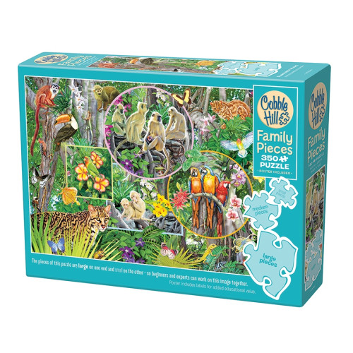 Cobble Hill Rainforest Magic, Pussel, 350 bitar, Cobble Hill