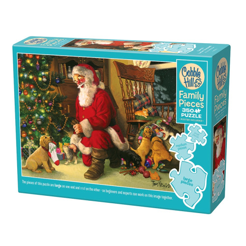 Cobble Hill Santa's Lucky Stocking, Pussel, 350 bitar, Cobble Hill