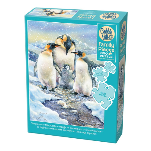 Cobble Hill Penguin Family, Pussel, 350 bitar, Cobble Hill
