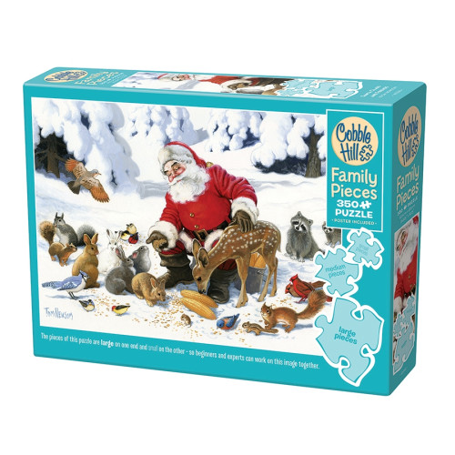 Cobble Hill Santa Claus and Friends, Pussel, 350 bitar, Cobble Hill