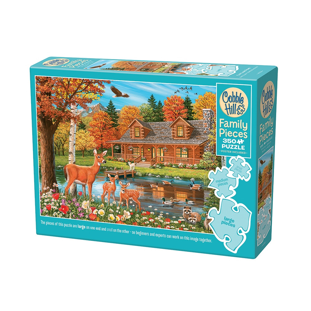 Produktbild för Cottage Pond, Pussel, 350 bitar, Cobble Hill