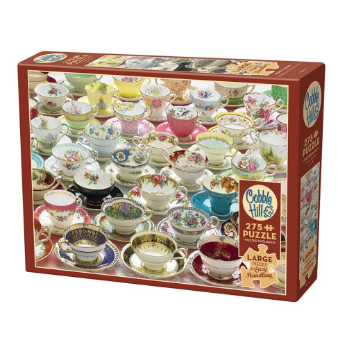 Cobble Hill More Teacups, Pussel, 275 Stora Bitar, Cobble Hill