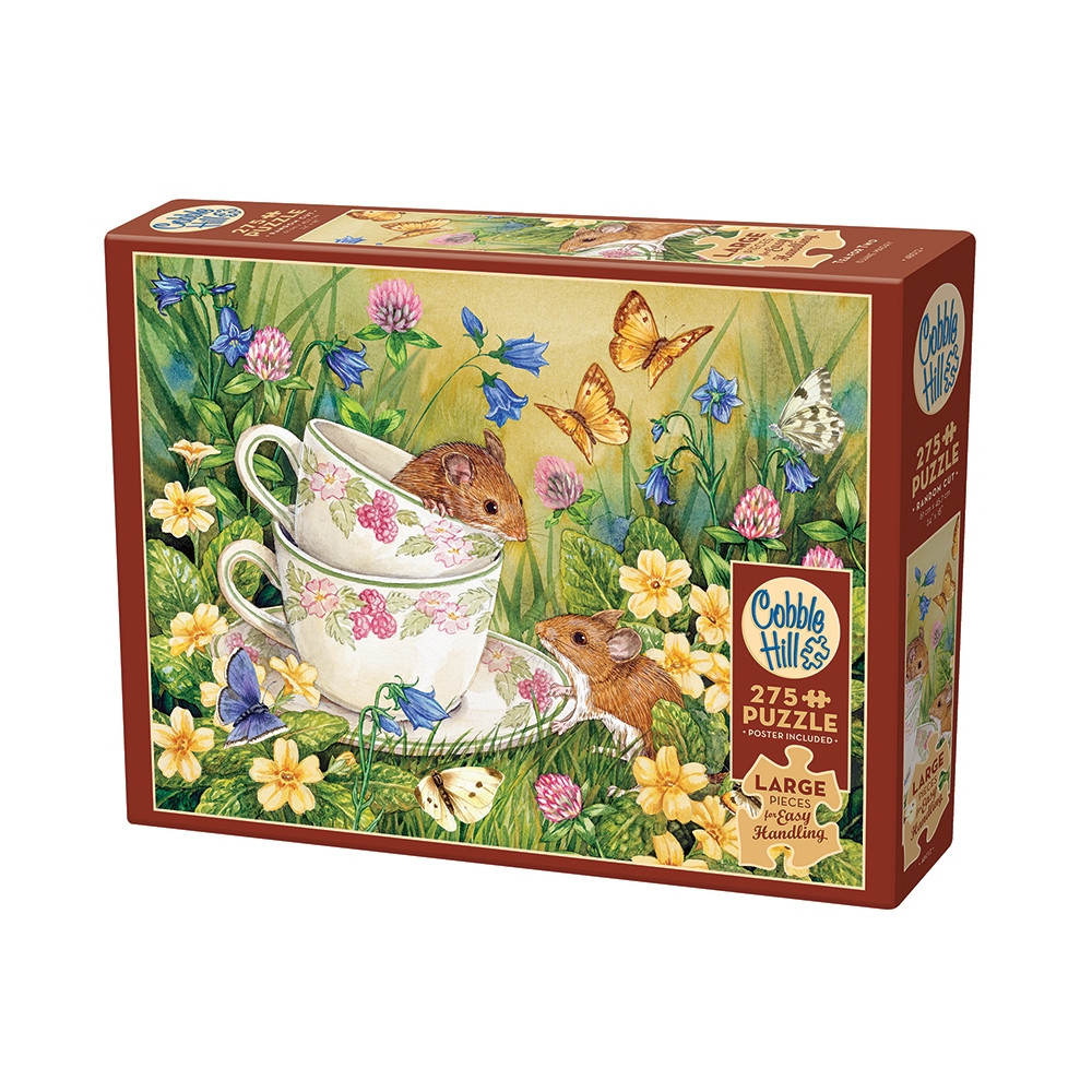 Produktbild för Tea for Two, Pussel, 275 Stora Bitar, Cobble Hill