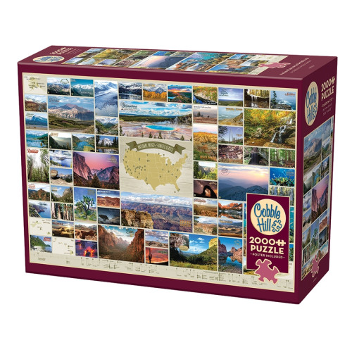 Cobble Hill National Parks of the United States, Pussel, 2000 bitar, Cobble Hill