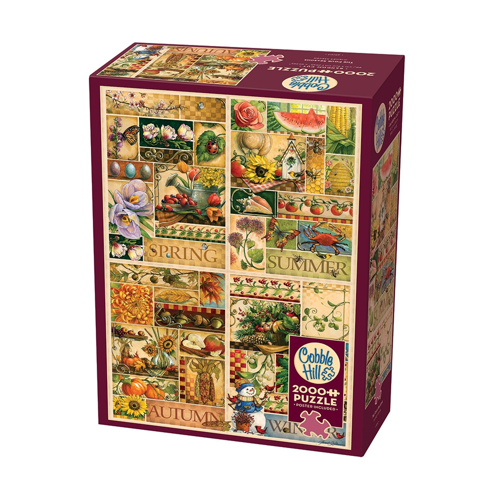 Produktbild för The Four Seasons, Pussel, 2000 bitar, Cobble Hill
