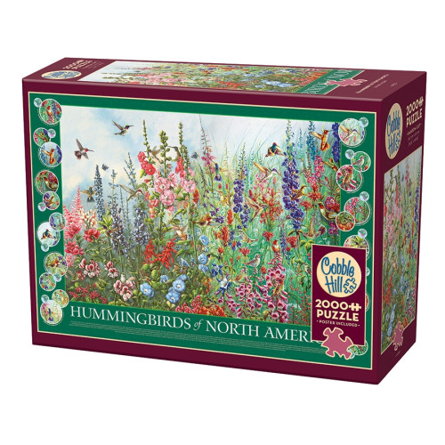 Cobble Hill Hummingbirds of North America, Pussel, 2000 bitar, Cobble Hill