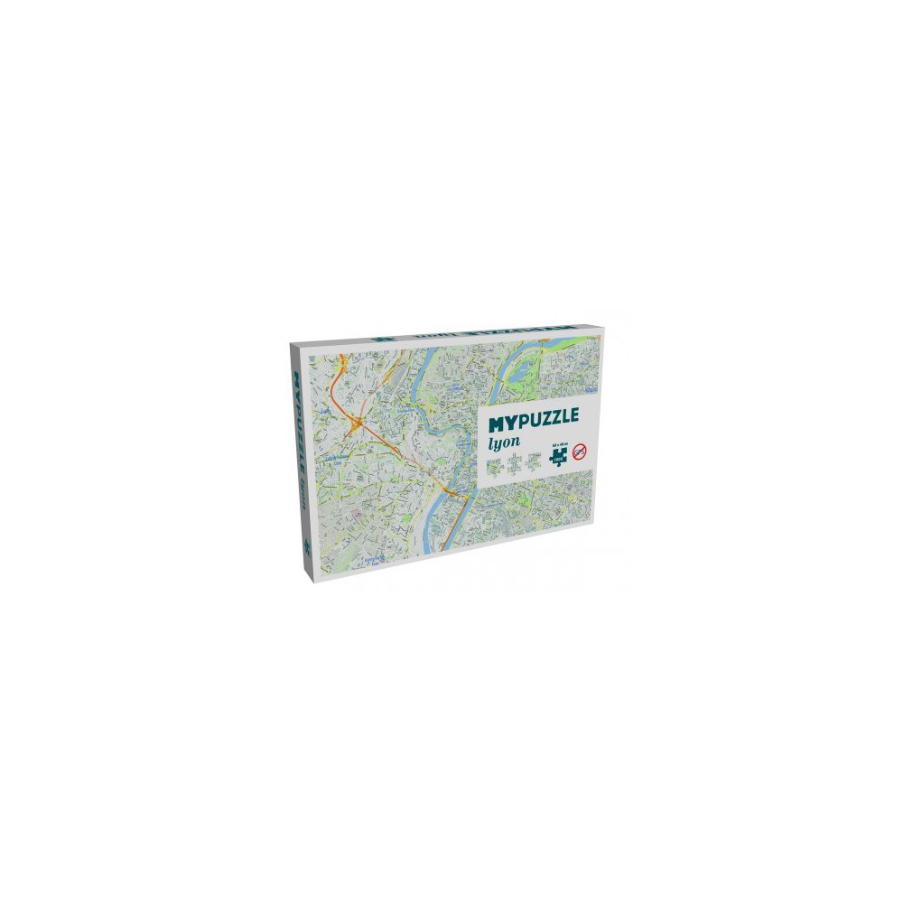 Produktbild för Lyon citymap 1000 bitar