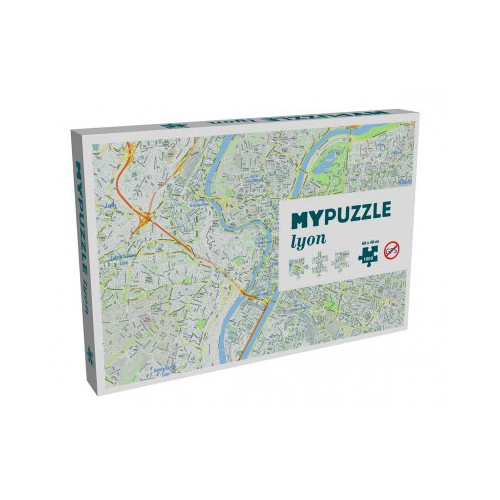 HELVETIQ Lyon citymap 1000 bitar