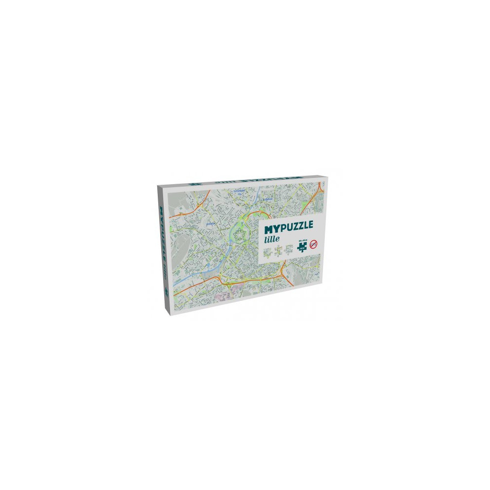 Produktbild för Lille citymap 1000 bitar