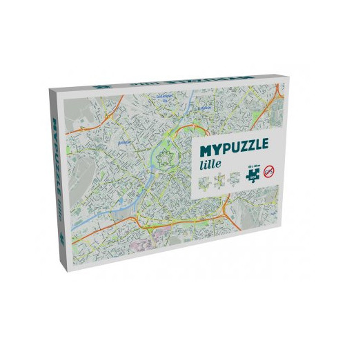 HELVETIQ Lille citymap 1000 bitar