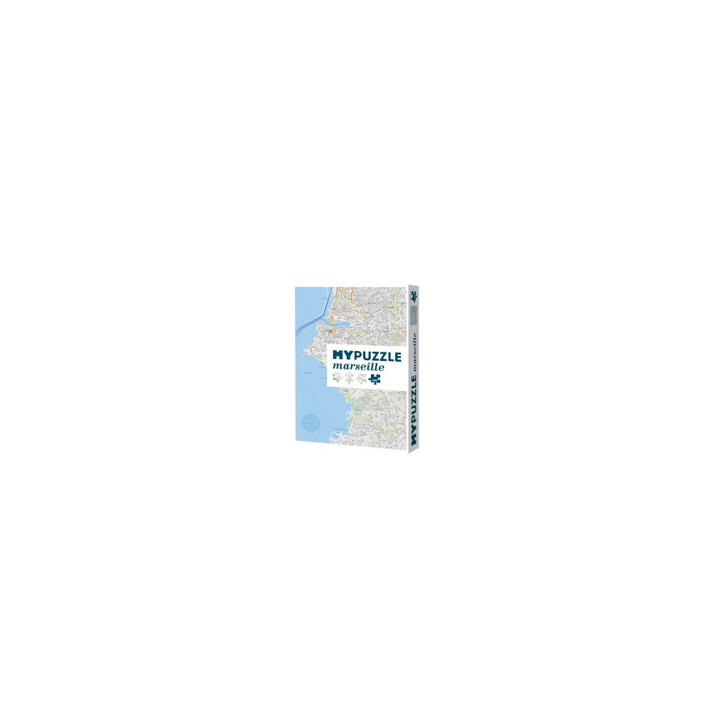 Produktbild för Marseille citymap 1000 bitar