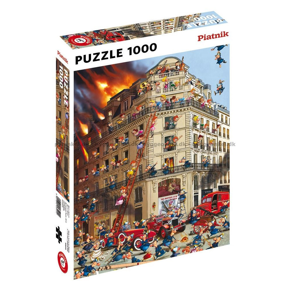 Produktbild för Humor Ruyer Brandkåren, Pussel, 1000 bitar, Piatnik