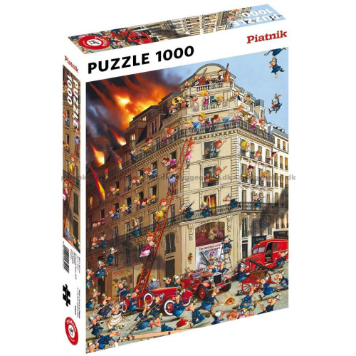 Piatnik Humor Ruyer Brandkåren, Pussel, 1000 bitar, Piatnik
