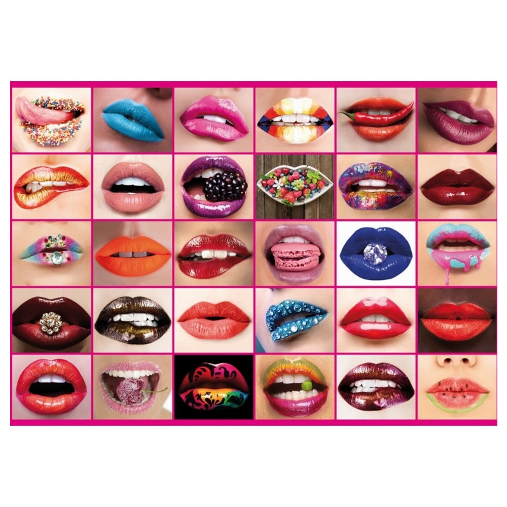 Produktbild för Lips, Pussel, 1000 bitar, Piatnik