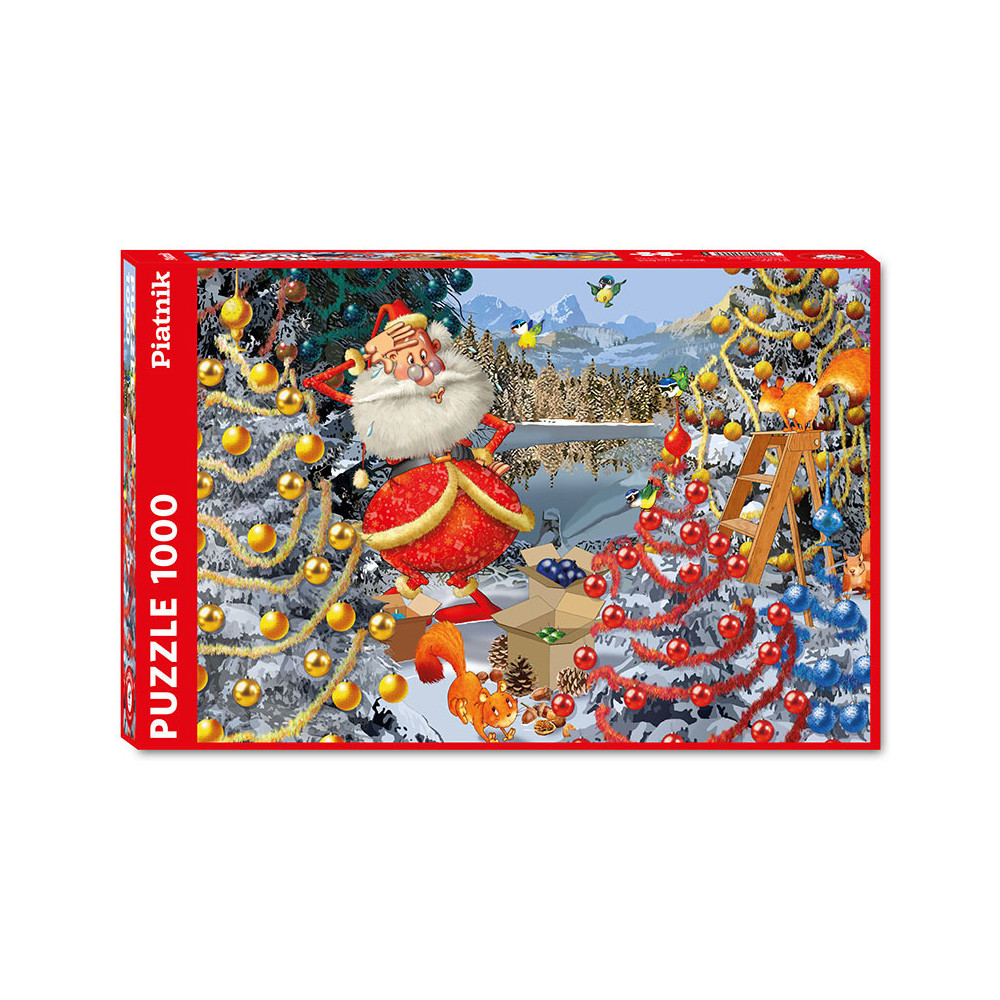 Produktbild för Ruyer Christmas Decorations, Pussel, 1000 bitar, Piatnik
