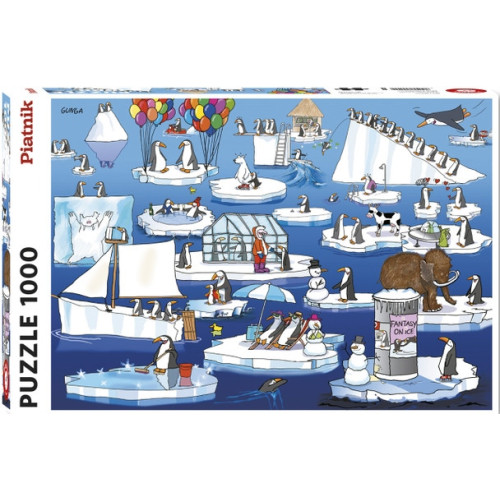 Piatnik Humor Life in Antarctica, Pussel, 1000 bitar, Piatnik