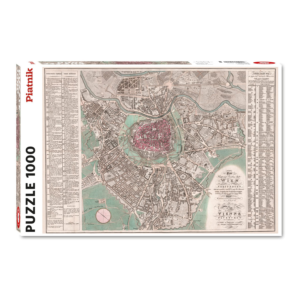 Produktbild för Wien 1824, Pussel, 1000 bitar, Piatnik