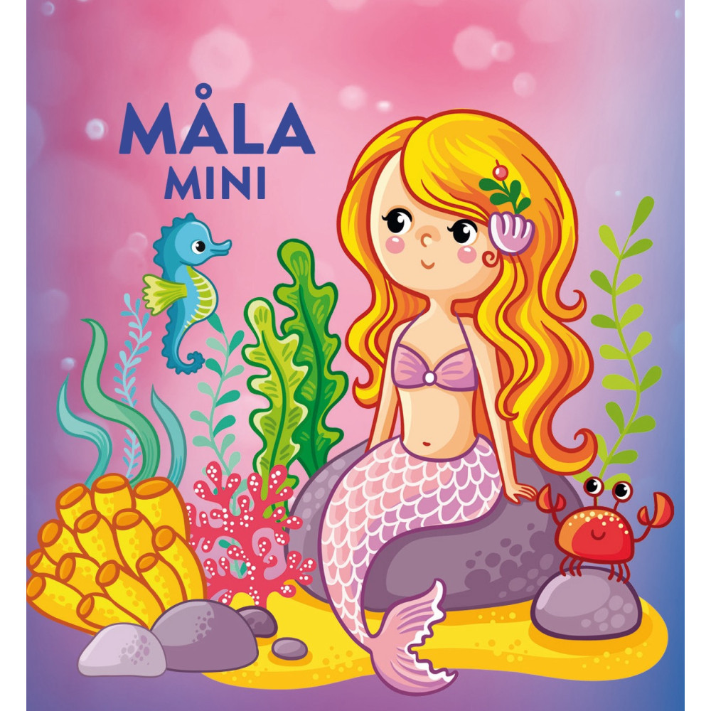 Produktbild för Måla mini. Magiska sjöjungfrur (häftad)
