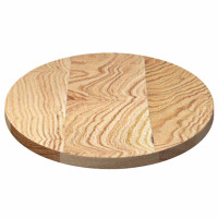 Produktbild för Bordsskiva 80x40x2 cm massiv ek oval