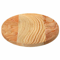 Produktbild för Bordsskiva ljusbrun 80x40x2 cm massiv ek oval