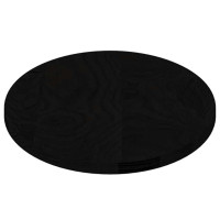 Produktbild för Bordsskiva mörkbrun 80x40x2 cm massiv ek oval