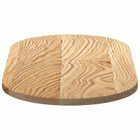 Produktbild för Bordsskiva 80x40x2 cm massiv ek oval