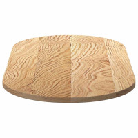 Produktbild för Bordsskiva 100x50x2 cm massiv ek oval