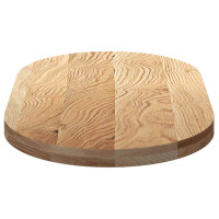 Produktbild för Bordsskiva 100x50x4 cm massiv ek oval