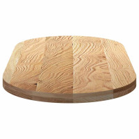 Produktbild för Bordsskiva 120x60x4 cm massiv ek oval