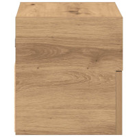 Produktbild för Väggmonterat sängbord 2 st artisan ek 45x26x28,5 cm