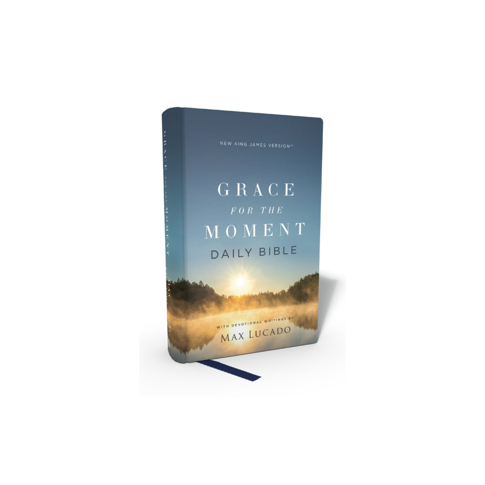 Produktbild för NKJV, Grace for the Moment Daily Bible, Hardcover, Comfort Print (inbunden, eng)