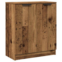 Produktbild för Skänkar 3 delar åldrat trä 60x30x70 cm konstruerat trä