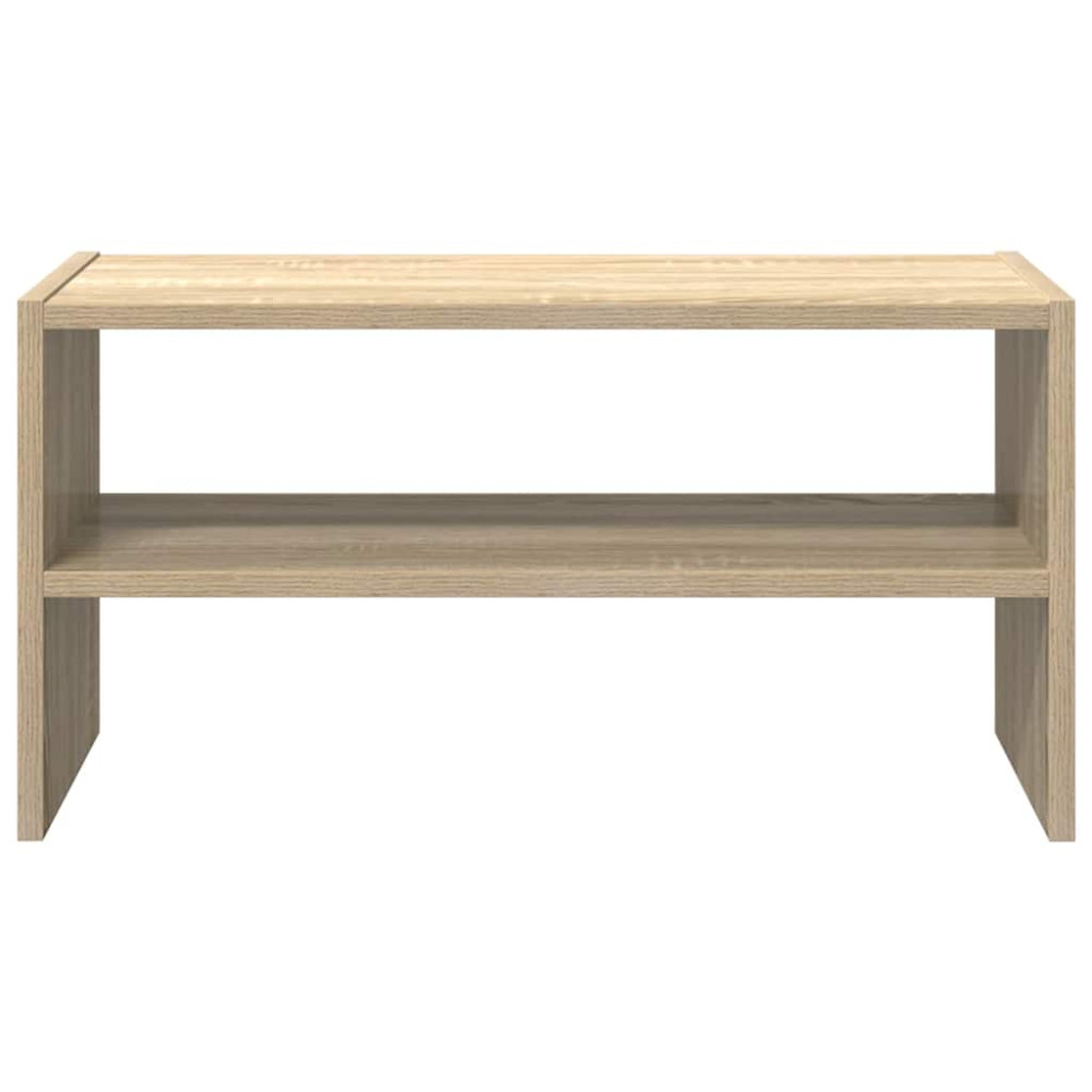 Produktbild för Skohylla stapelbar sonoma-ek 60x30x30,5 cm