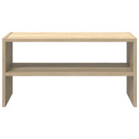 Produktbild för Skohylla stapelbar sonoma-ek 60x30x30,5 cm