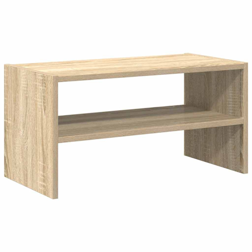 Produktbild för Skohylla stapelbar sonoma-ek 60x30x30,5 cm