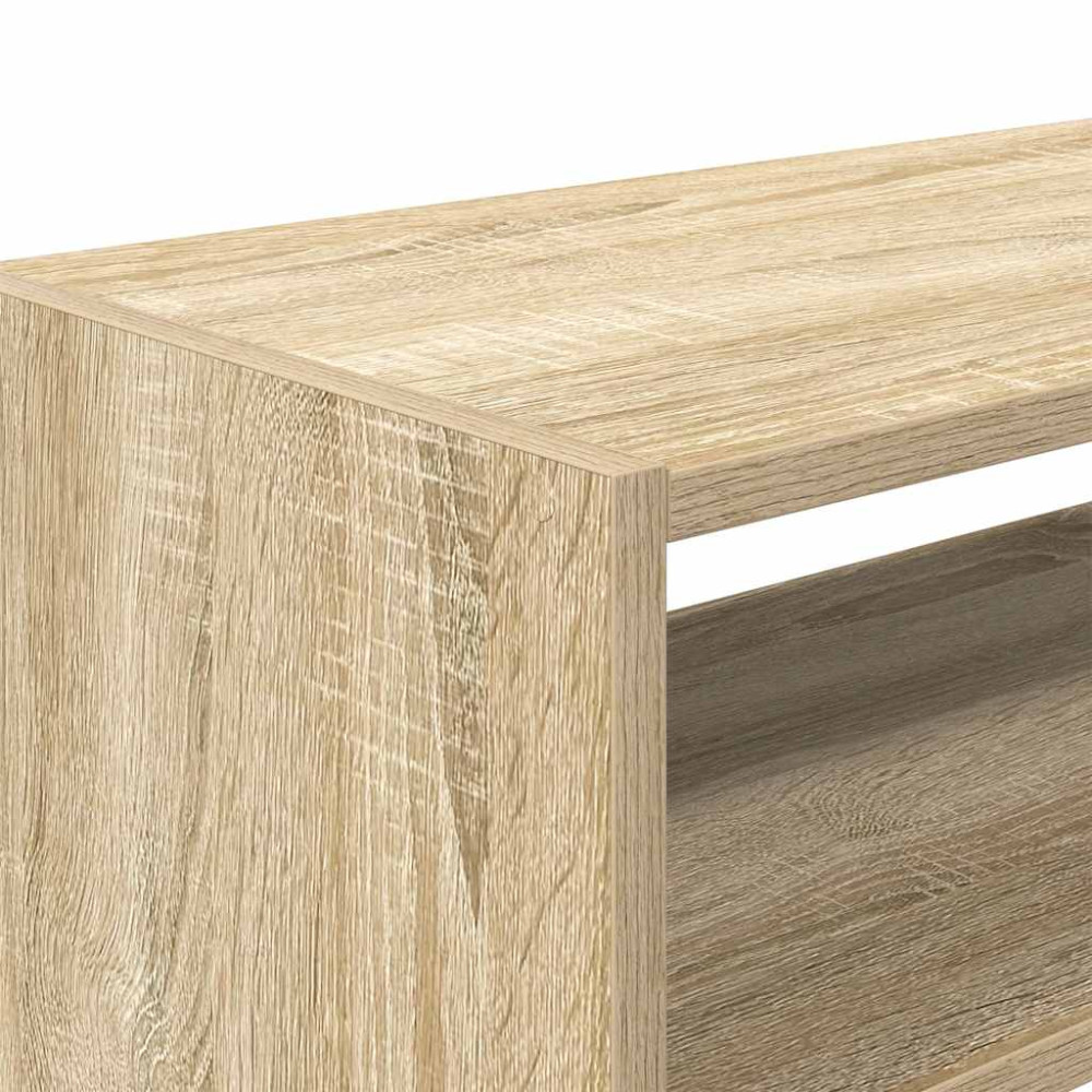 Produktbild för Skohylla stapelbar sonoma-ek 60x30x30,5 cm