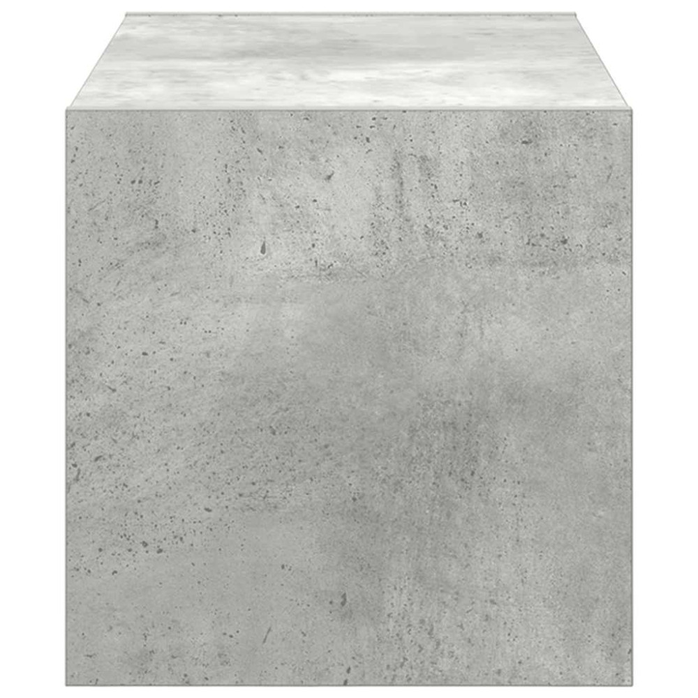 Produktbild för Skohylla stapelbar betonggrå 60x30x30,5 cm