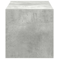 Produktbild för Skohylla stapelbar betonggrå 60x30x30,5 cm