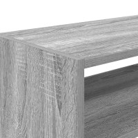 Produktbild för Skohyllor 2 st stapelbara grå sonoma 60x30x30,5 cm