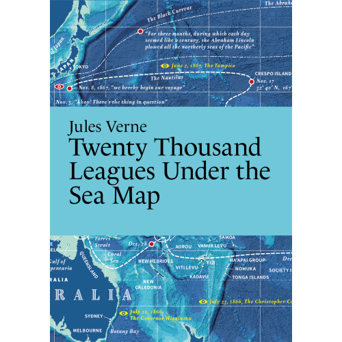 Jule Verne Twenty Thousand Leagues Under the Sea Map