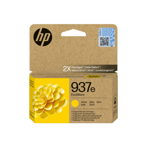 Hewlett-Packard HP 937e EvoMore - gul - original - bläckpatron