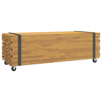 Produktbild för Soffbord 110x45x35 cm massiv teak