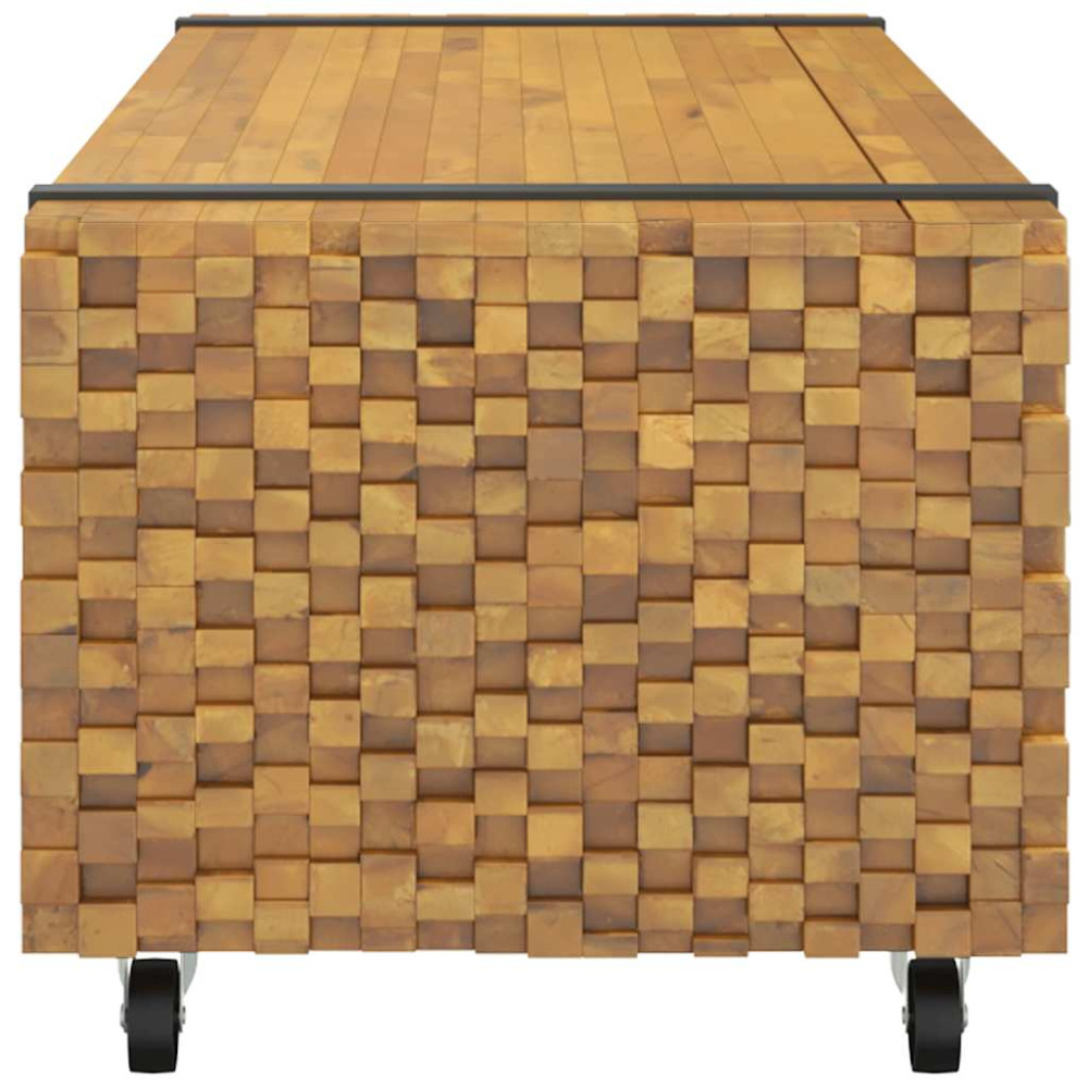 Produktbild för Soffbord 110x45x35 cm massiv teak
