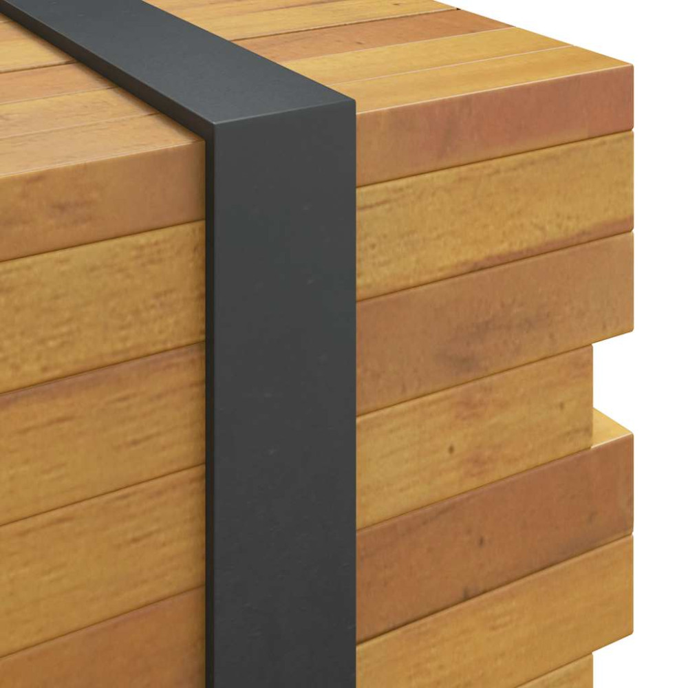 Produktbild för Soffbord 110x45x35 cm massiv teak