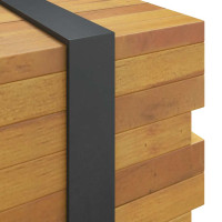 Produktbild för Soffbord 110x45x35 cm massiv teak
