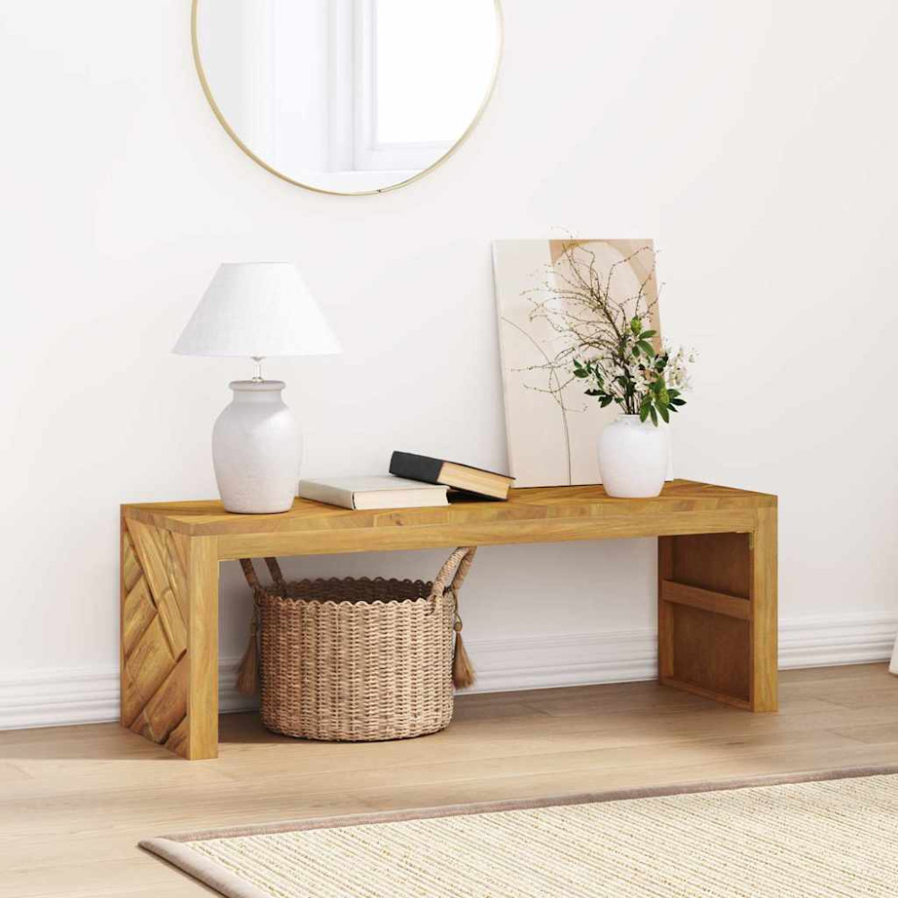 Produktbild för Soffbord 110x35x38 cm massiv teak