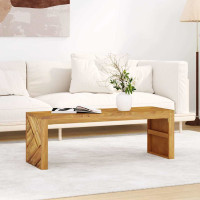 Produktbild för Soffbord 110x35x38 cm massiv teak