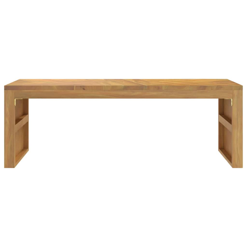Produktbild för Soffbord 110x35x38 cm massiv teak