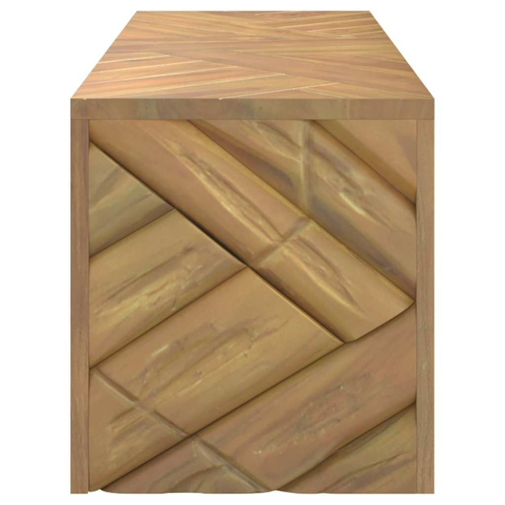 Produktbild för Soffbord 110x35x38 cm massiv teak